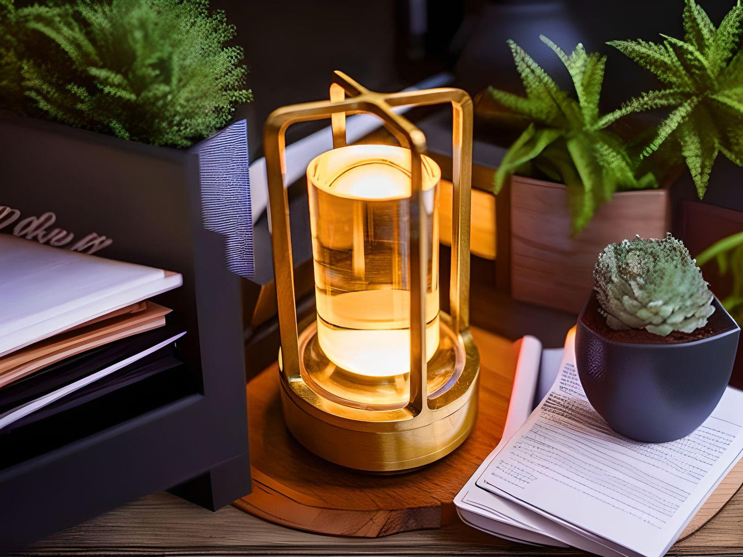 CrystalGlow Touch Lantern