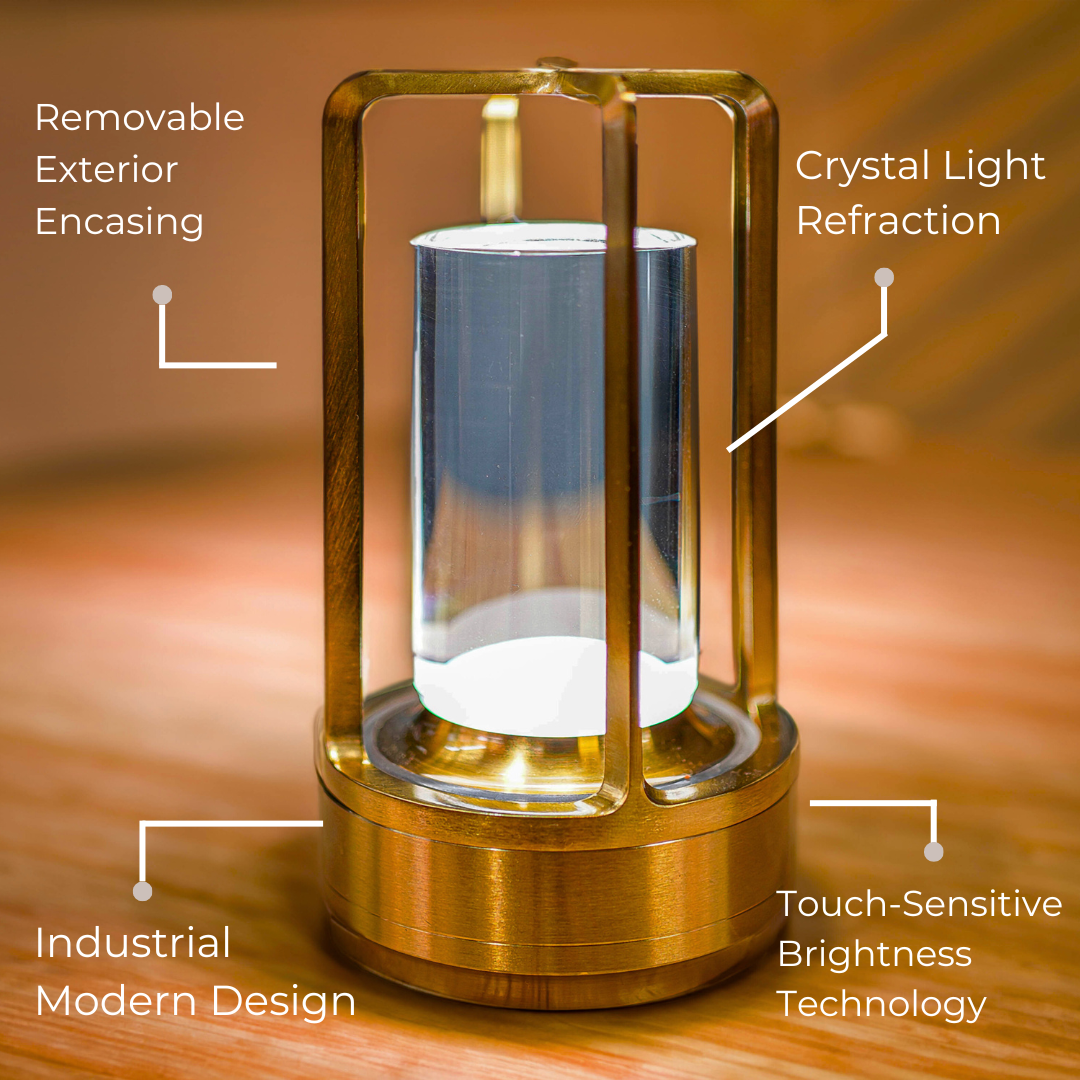 CrystalGlow Touch Lantern